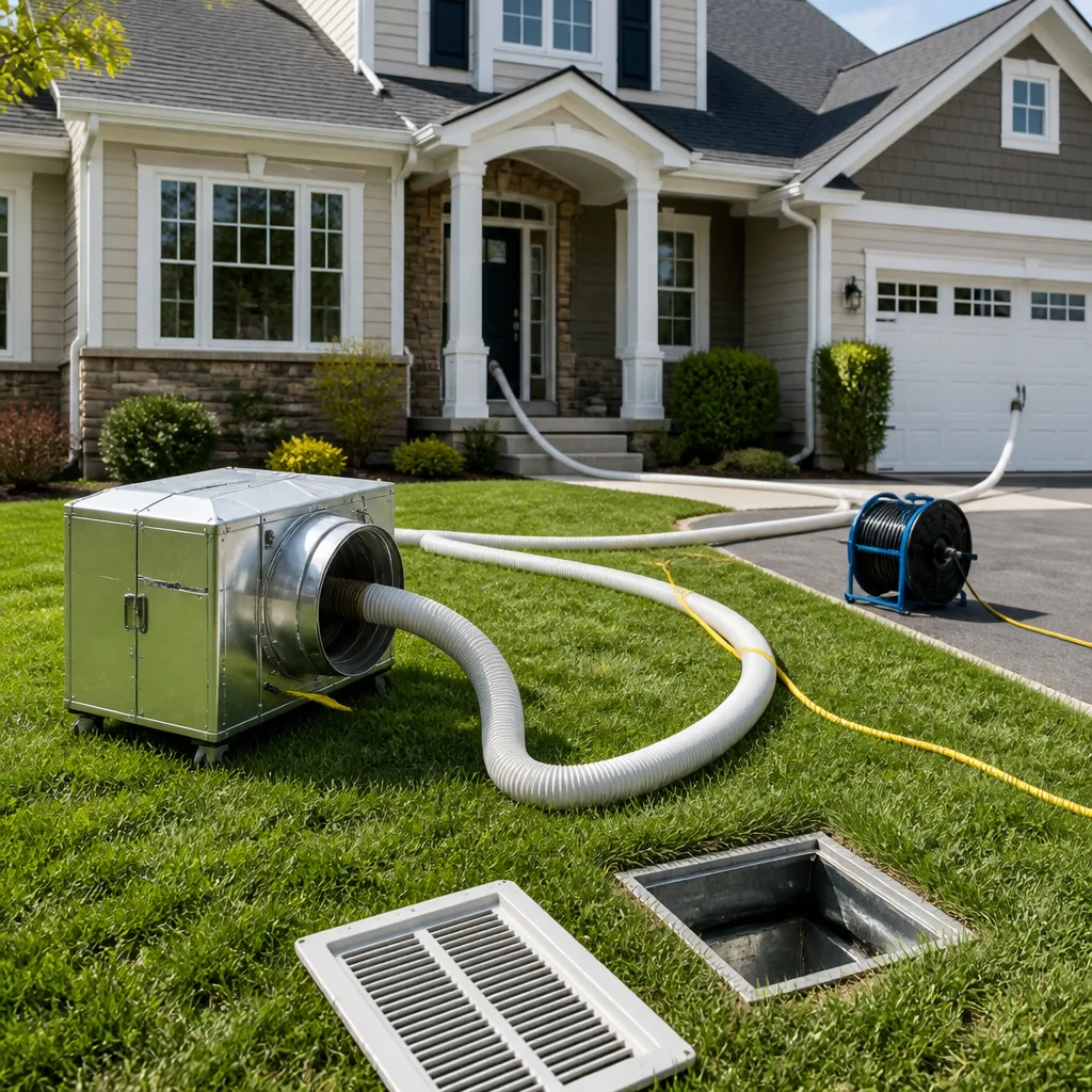 Whole-home duct cleaning